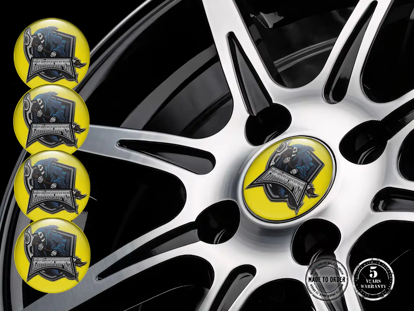 Wheel Badge Tuning Radiant Racing Grid